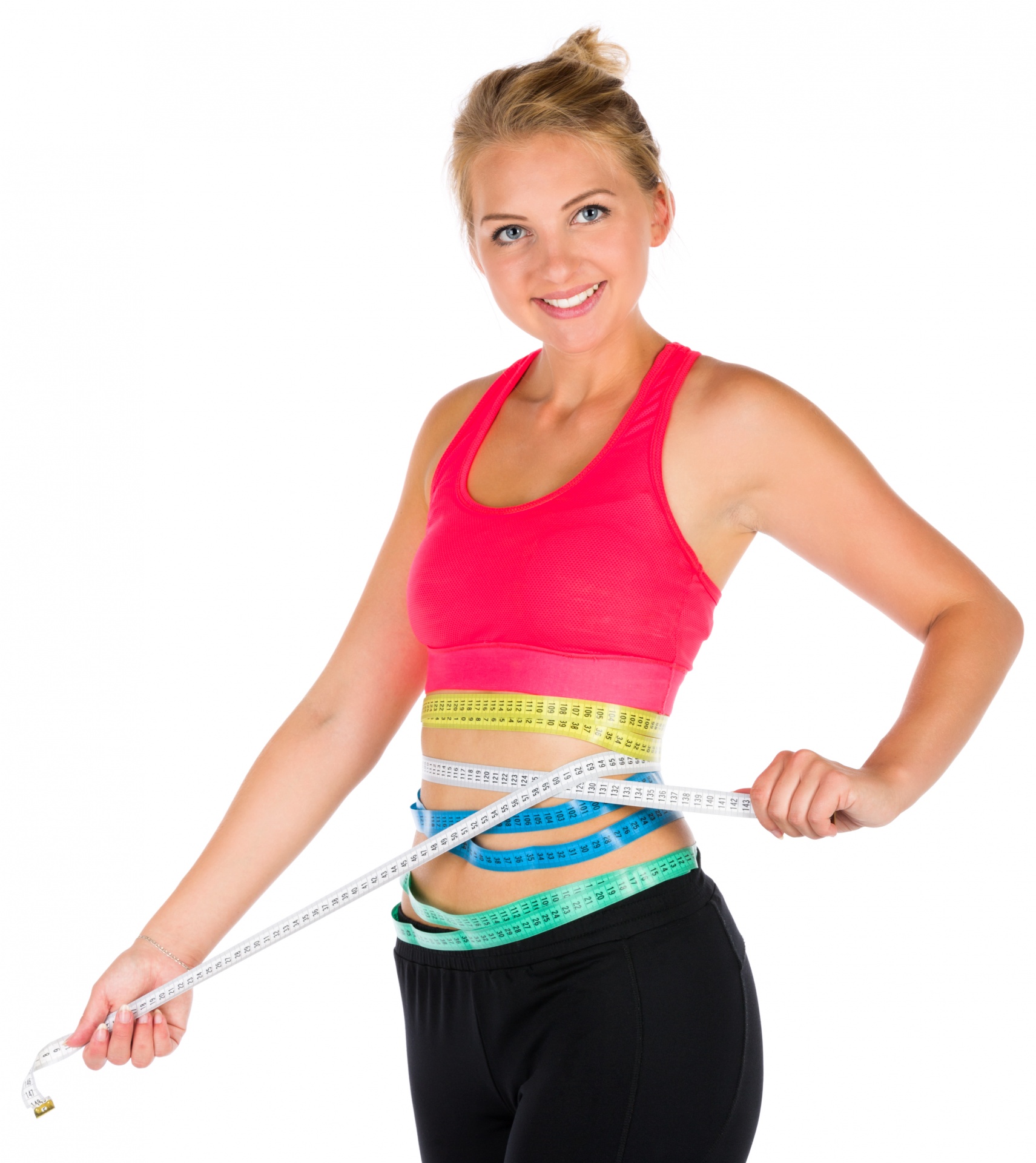 Fit Woman With A Tape