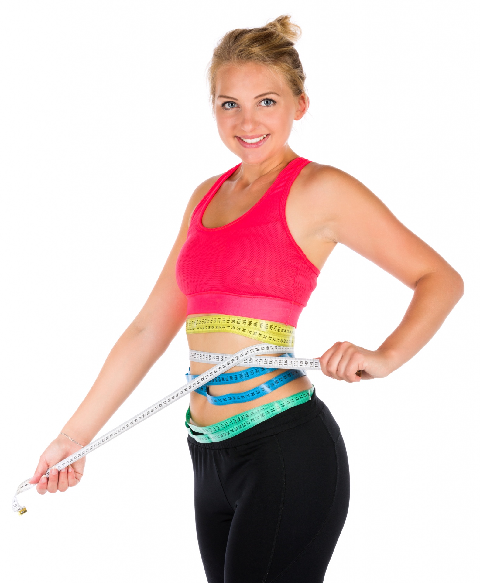 Fit Woman With A Tape
