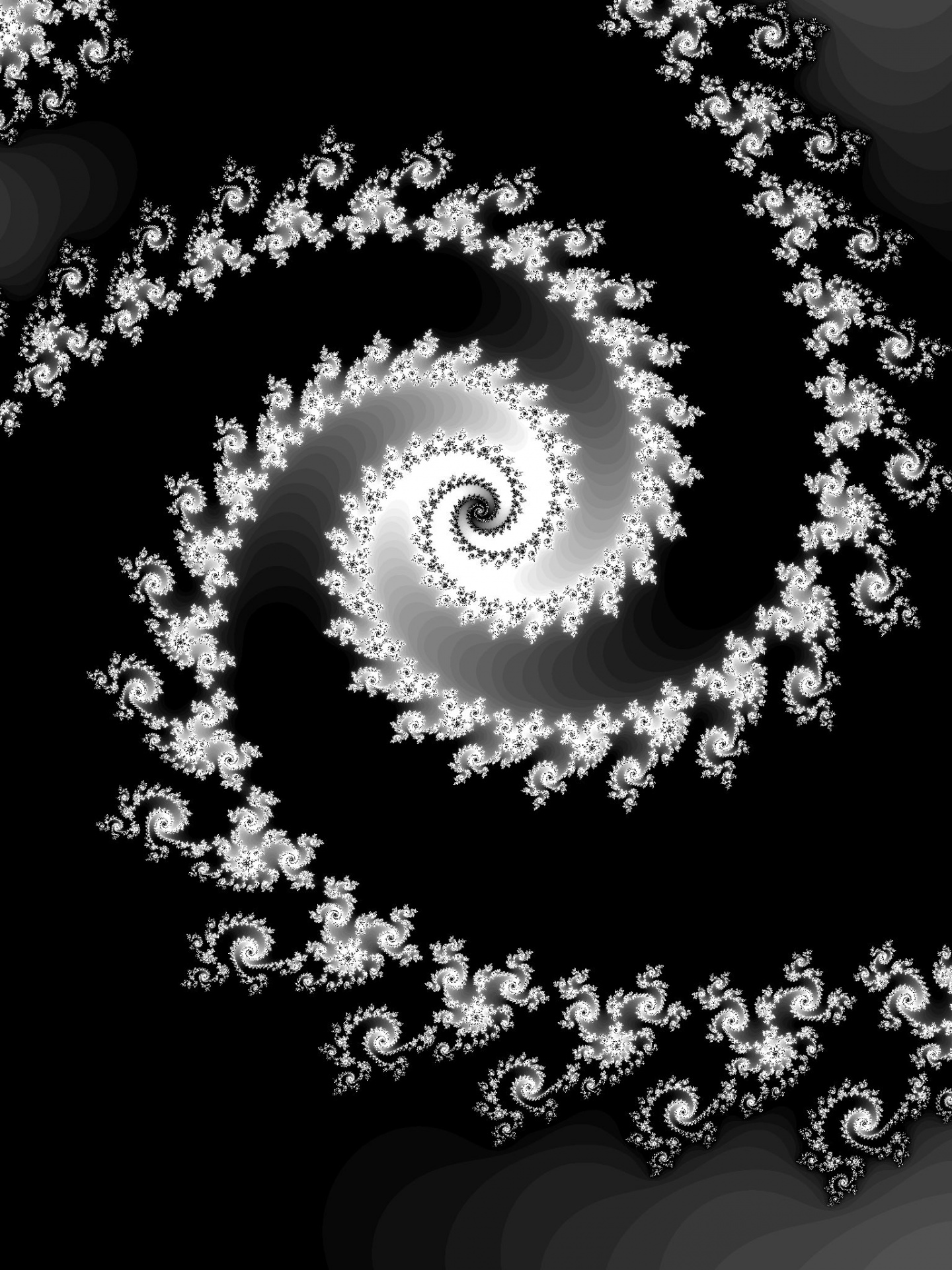 Computer graphics - fractal spiral