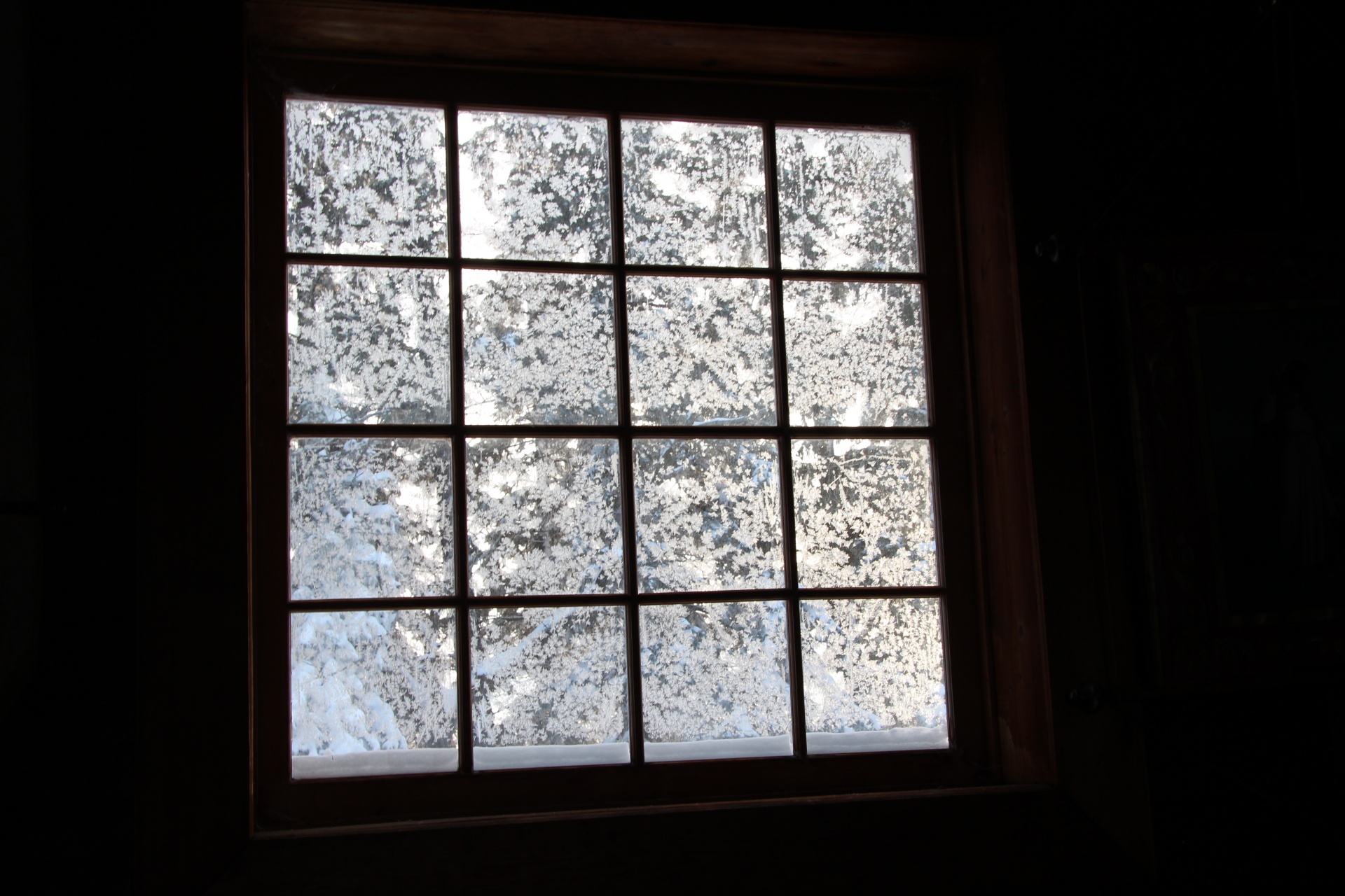 Frostat fönster Gratis Stock Bild - Public Domain Pictures
