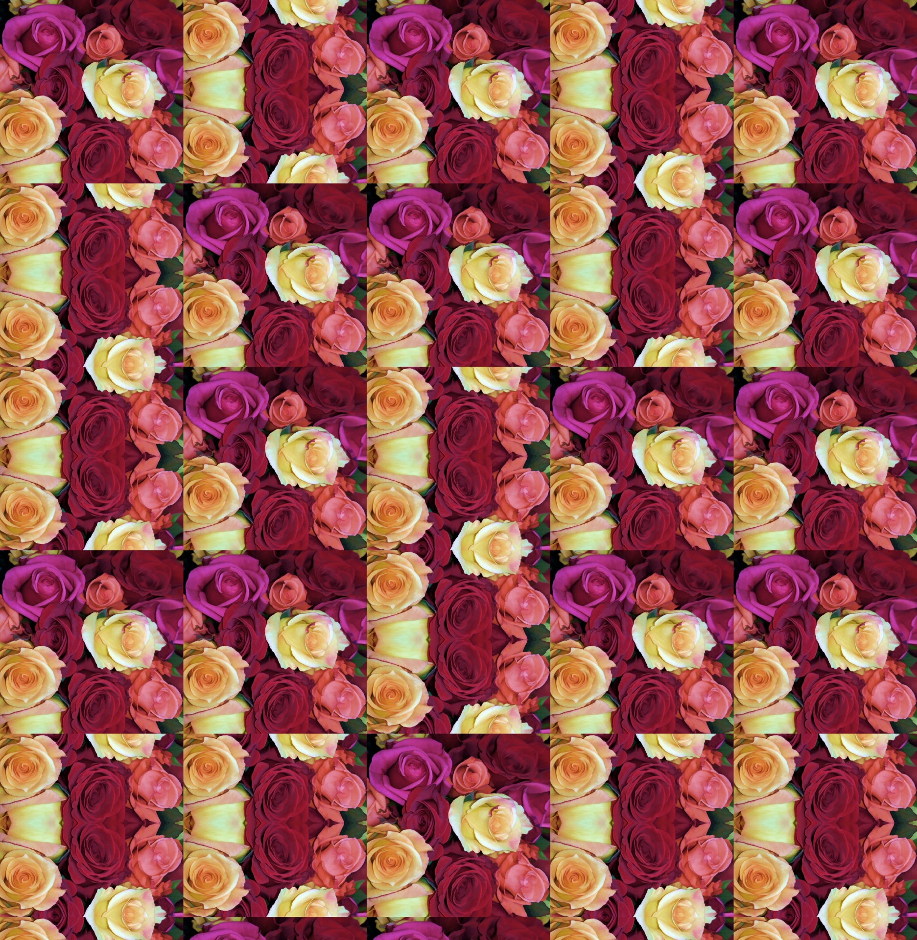 Rose Pattern Background