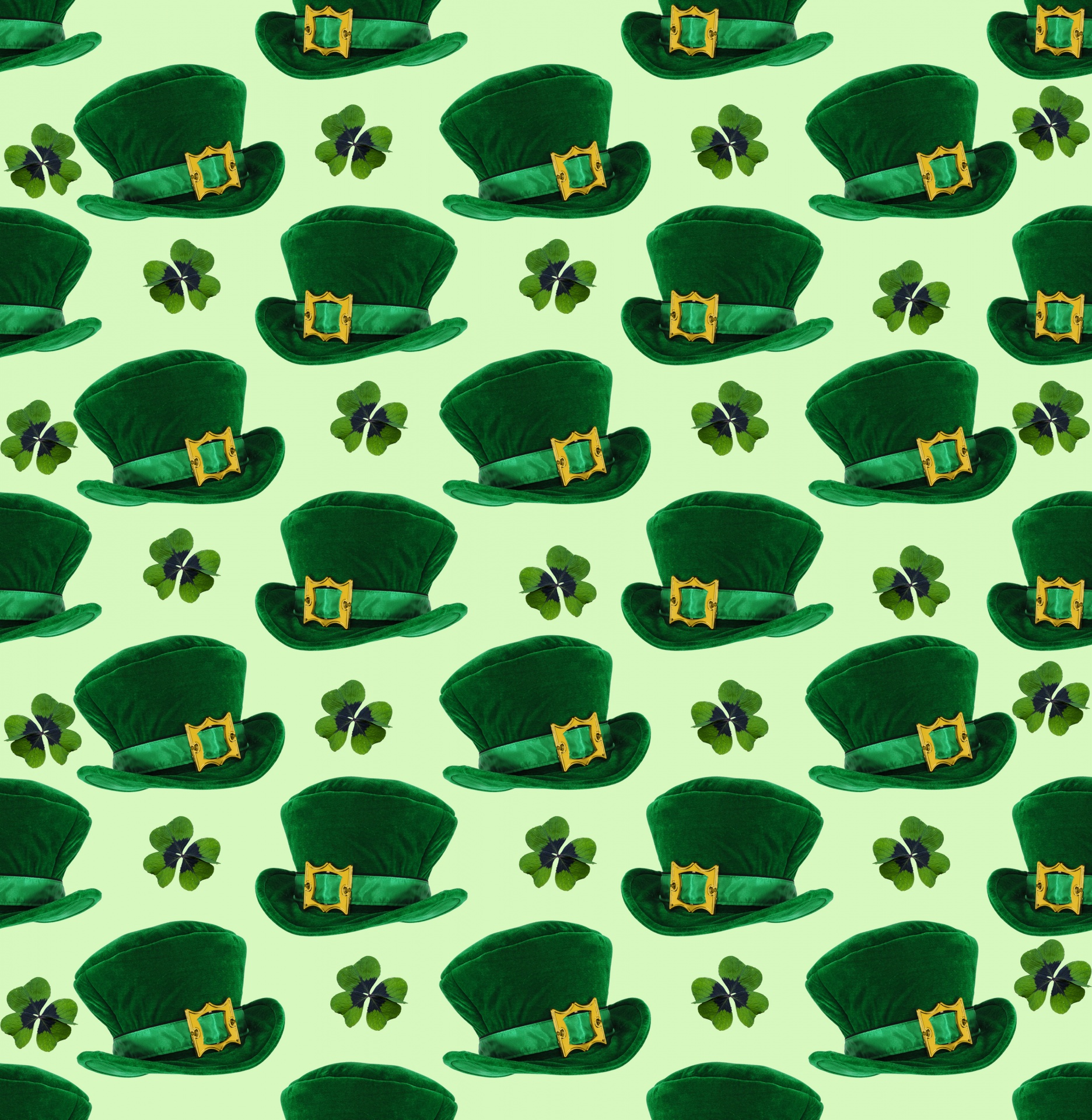 St Patricks Day Hats Background