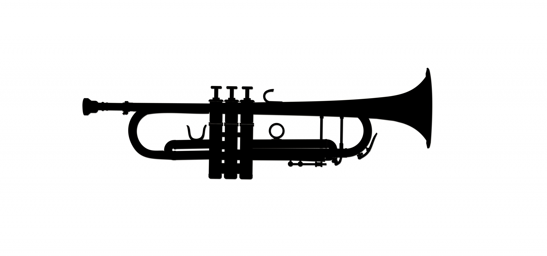 Trumpet Clipart Silhouette