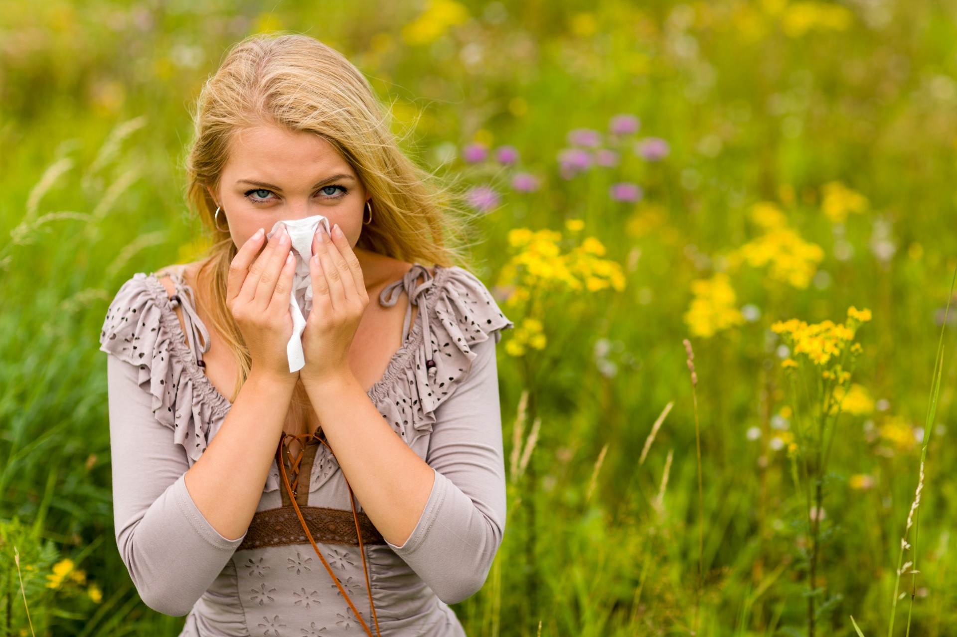 Woman With A Hay Fever