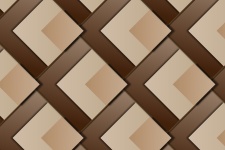 3D Geometric Brown Background