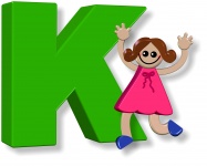 Alphabet K Girl