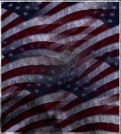American Flag Grunge Background