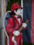 Antique Firefighter Statuette