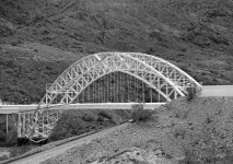 Arched Bridge Over Colorado River