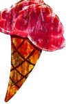 Artistic Ice Cream Cone