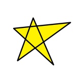 Bright Yellow Star
