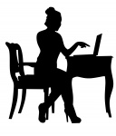 Businesswoman, Chat,blog, Business