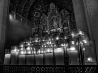 Catholic Candles Black And White