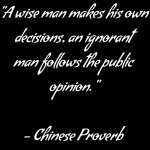Chinese Proverb On Wise Man