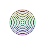 Concentric Rainbow Rings