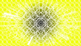 Electric Hexagon Background