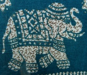 Elephant On Fabric