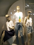 Fashion Mannequins In Store Window