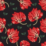 Flowers Wallpaper Background Red