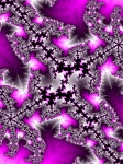 Fractal Spiral In A Purple Colors
