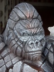 Gorillas Head Casting