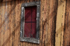 Grunge Window In Wooden Shack
