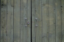 Grunge Wood Panel Doors Background