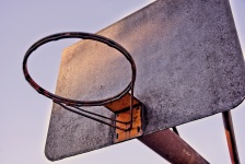 Old Vintage Basketball Hoop