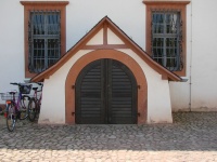 Old Wooden Cellar Door