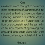 Om Definition In Hinduism