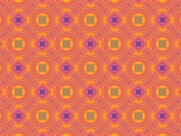 Orange Floral Pattern
