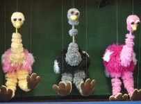 Ostrich String Puppets