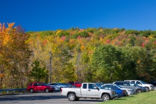 Parking Lot In Fall