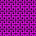 Pattern With A Five-pointed Stars