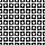 Pattern With A Five-pointed Stars