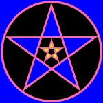 Pentagram Mystical Blue