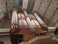Pipe Organ From Below
