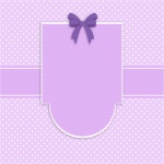 Polka Dots Purple Card