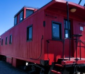Red Caboose Train Car