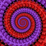 Red Violet Spiral