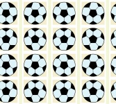 Seamless Pattern With Soccer Balls