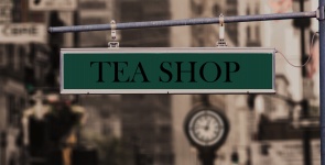 Tea Shop Vintage Sign