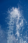 Water Fountain And Blue Sky