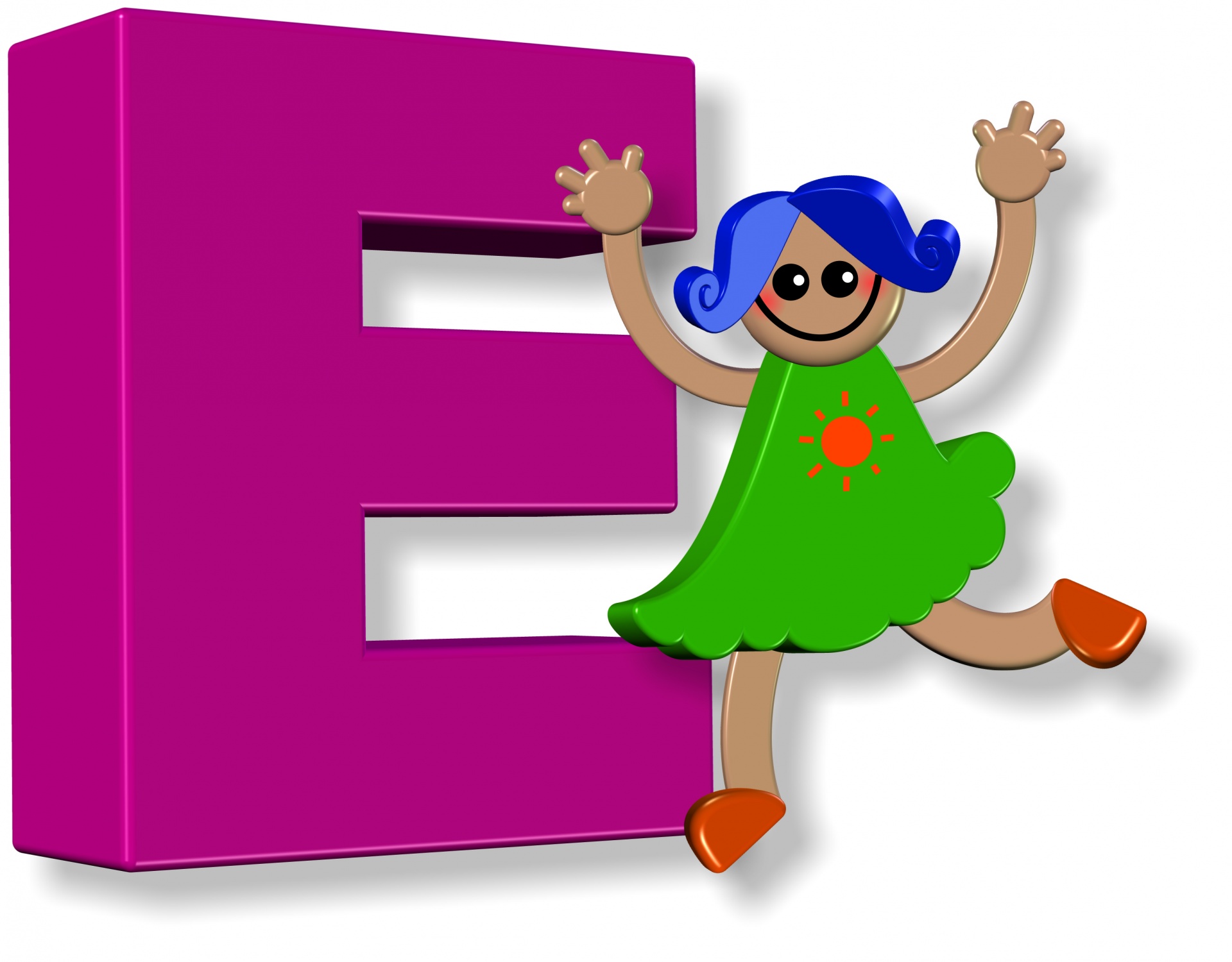 Alphabet E Girl