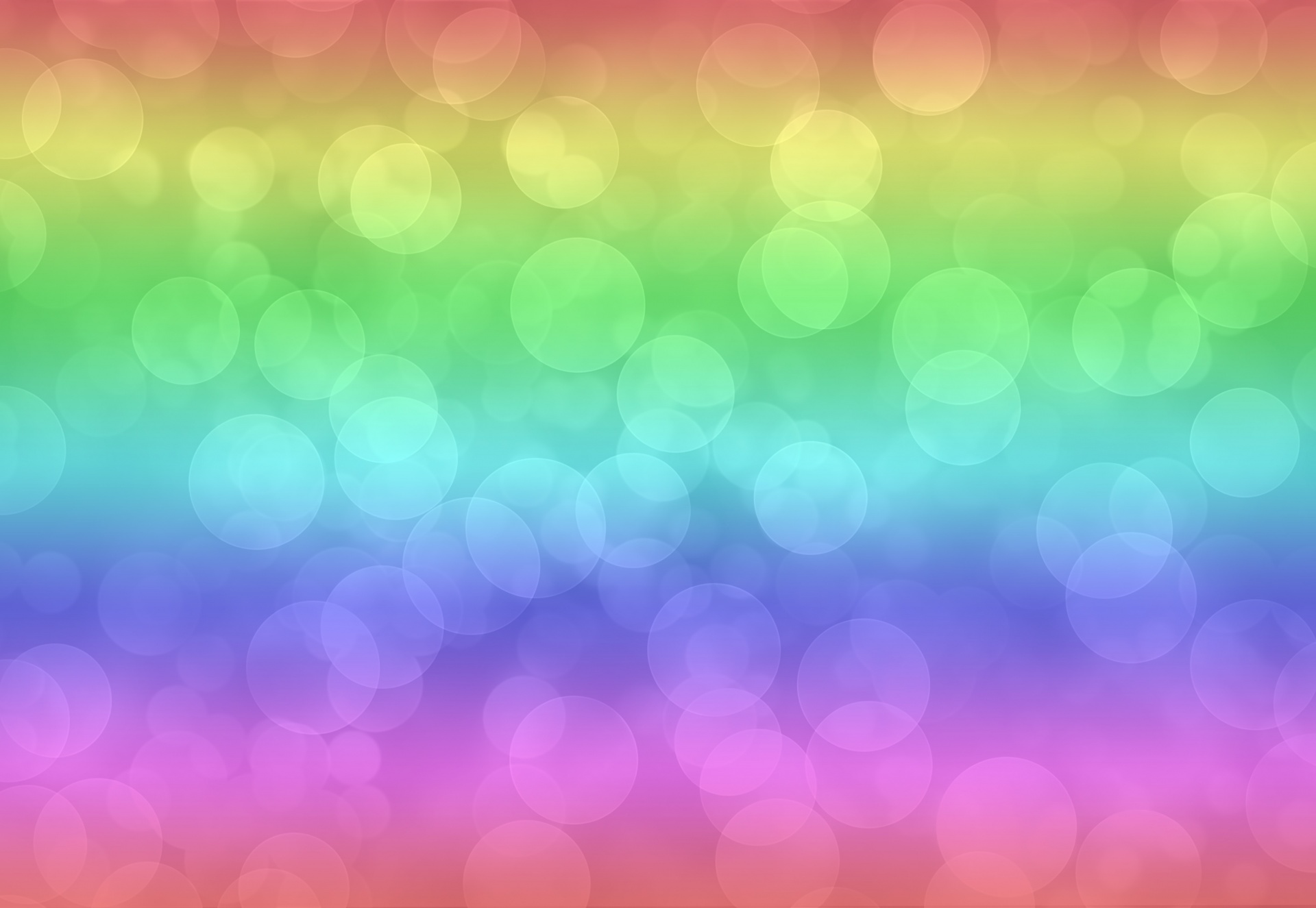 Bokeh Background Rainbow Colors