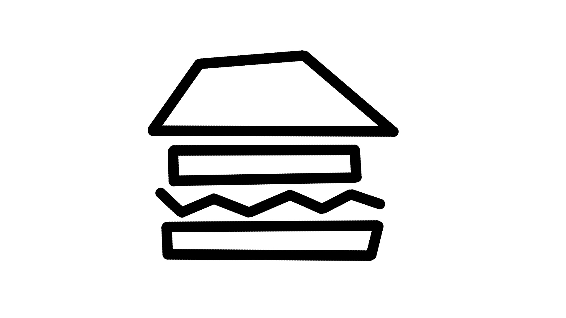 Hamburger Outline