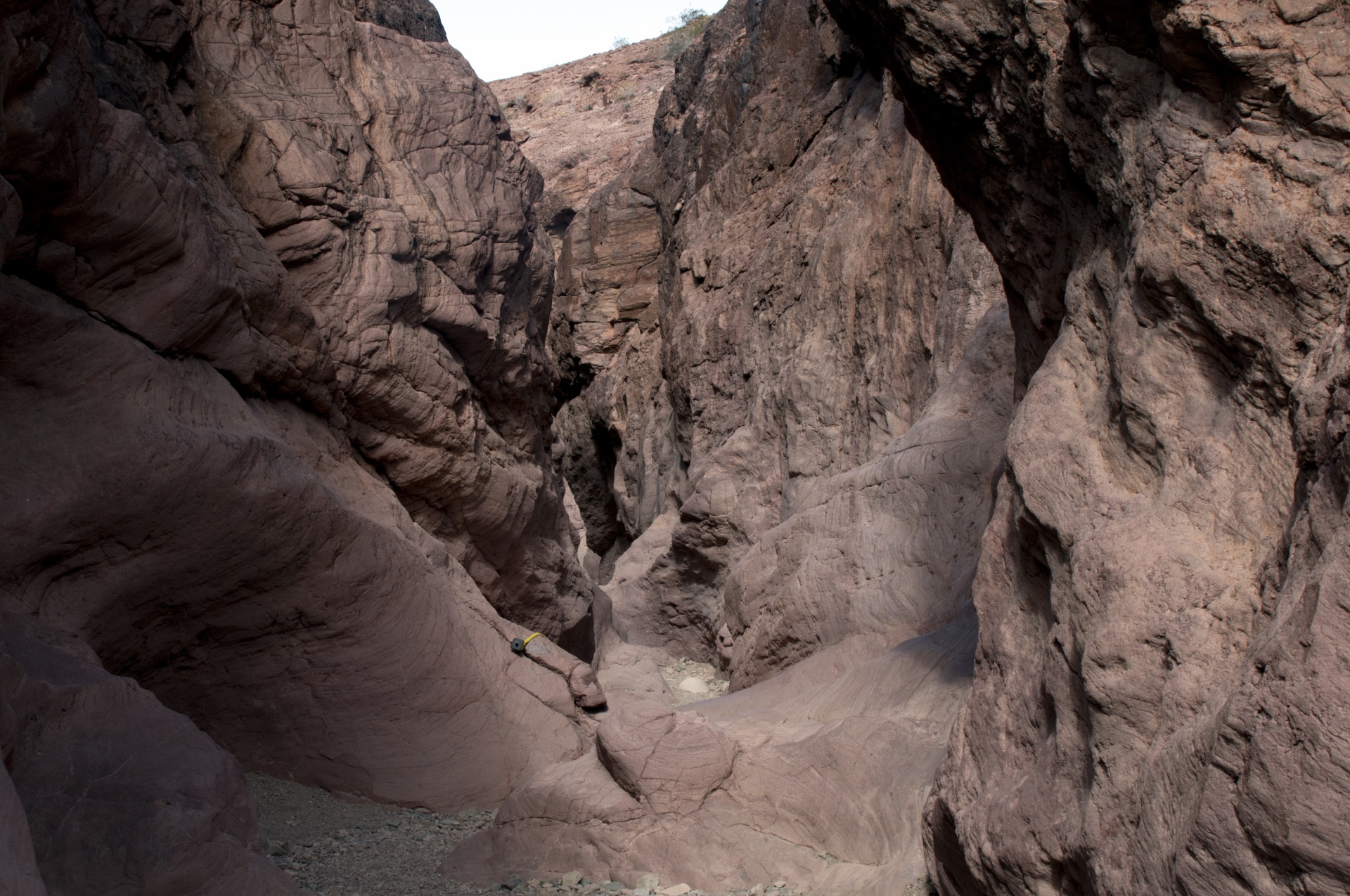 narrow path through canyons in Lake Havasu City, Arizona