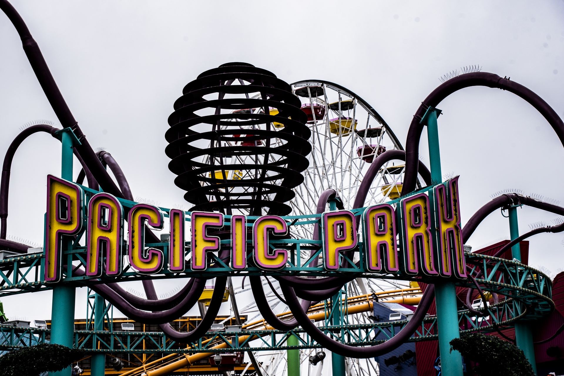 Amusement park on Santa Monica Pier