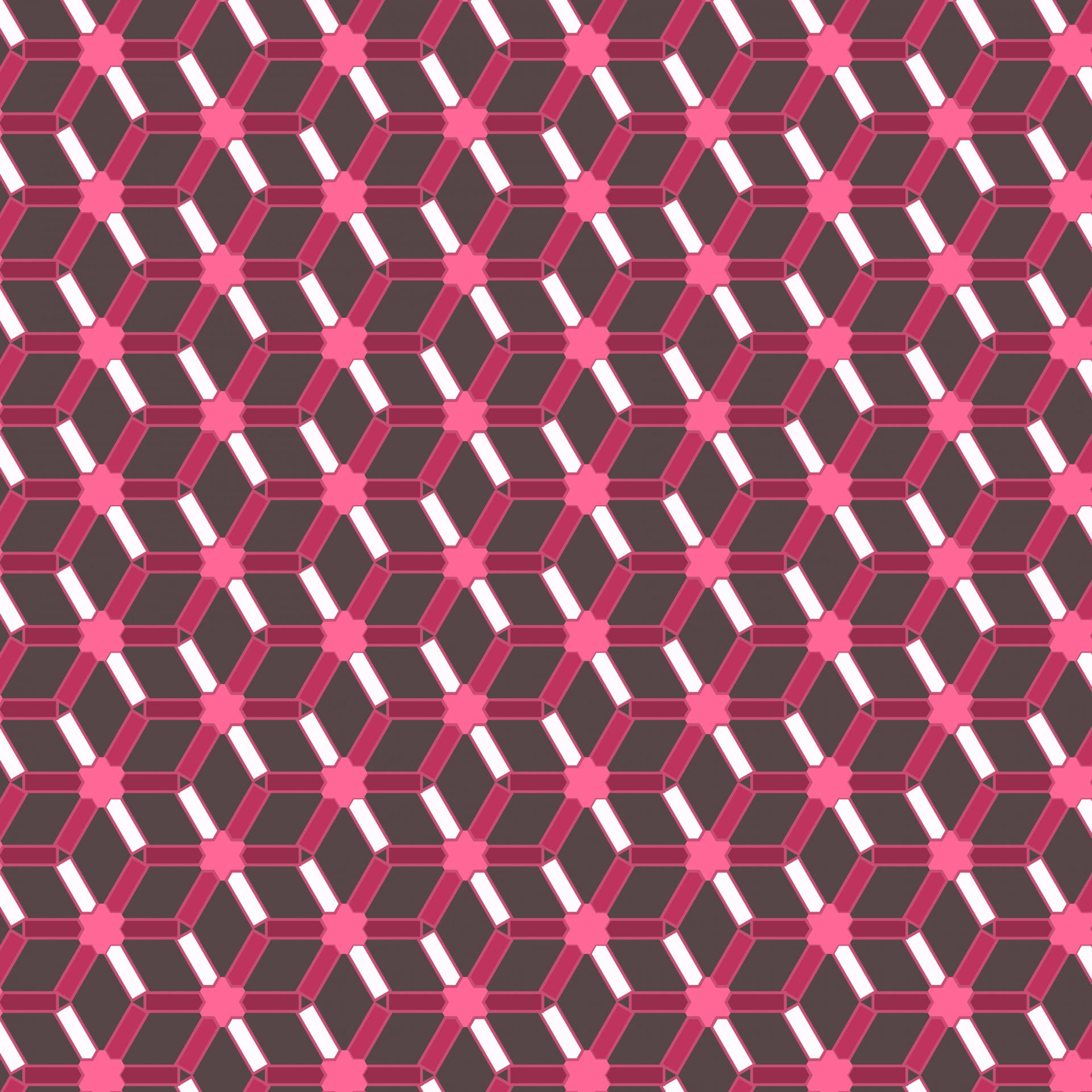 Purple Geometric Repeating Pattern