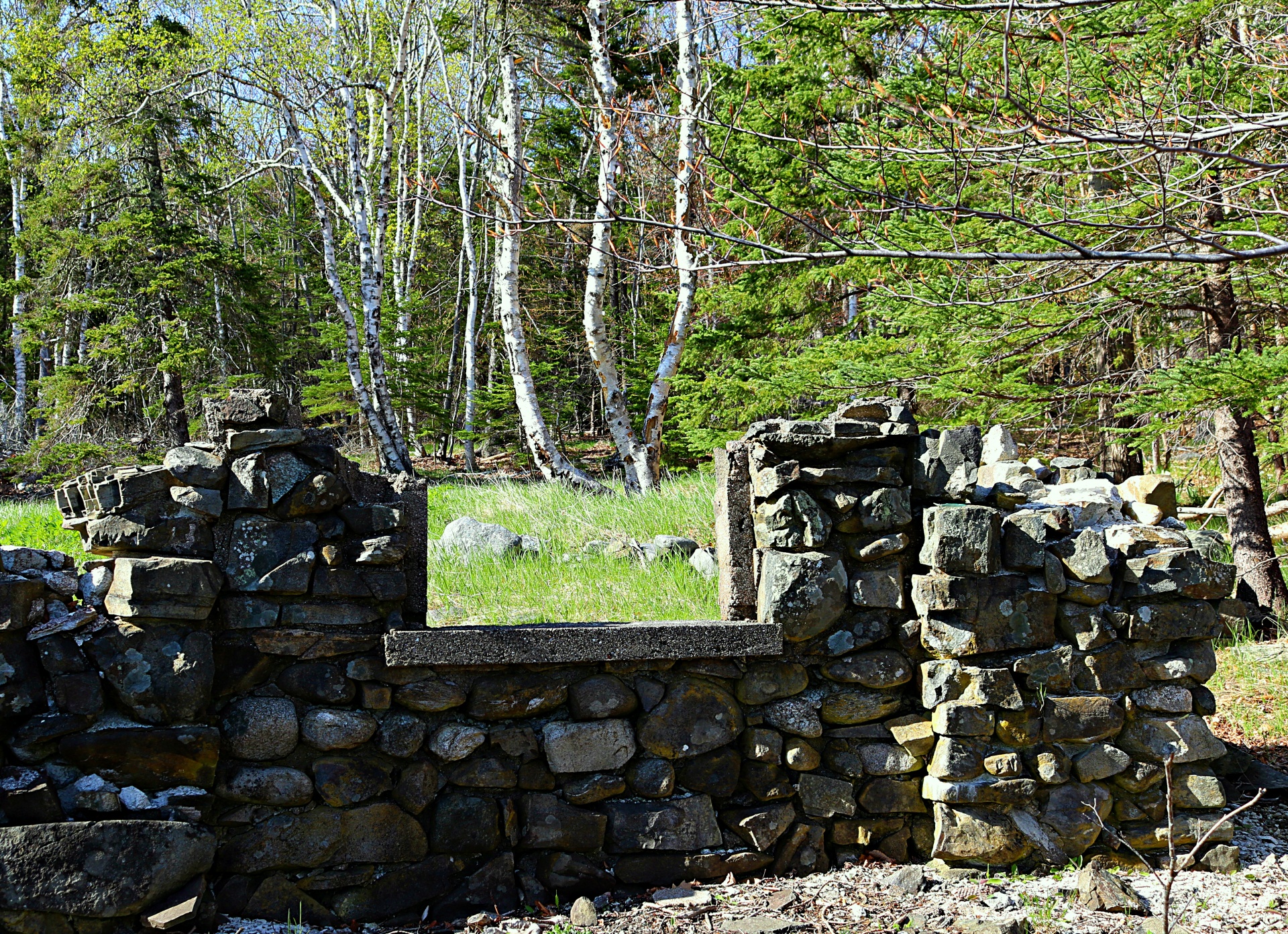 photo of stone walls